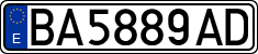 License plates of Spain, 1971 year series