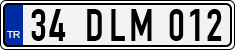 License plate of Turkey, Regular plates