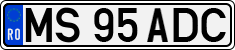 License plate of Romania, Regular plates