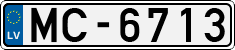 License plate of Latvia, Regular car plates