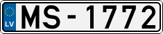 License plate of Latvia, Regular car plates