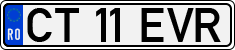 License plate of Romania, Regular plates