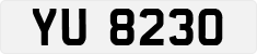 License plate of Hong Kong, AB 1234