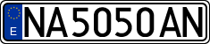 License plates of Spain, 1971 year series