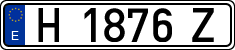License plates of Spain, 1971 year series