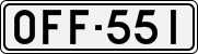 License plate of Finland, Cars