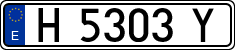 License plates of Spain, 1971 year series