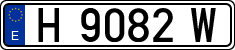 License plates of Spain, 1971 year series