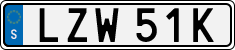 License plate of Sweden, Regular plates