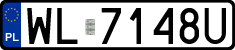 License plates of Poland, Regular car plates