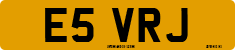 License plate of the United Kingdom, 1983 year system