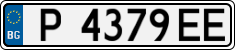 License plate of Bulgaria, Cars