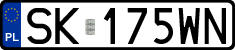 License plates of Poland, Regular car plates