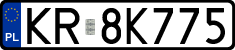 License plates of Poland, Regular car plates