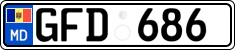 License plate of Moldova, Cars (2015)