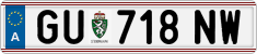 License plate of Austria, Regular plates