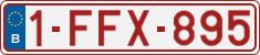 License plate of Belgium, Regular plates (2010)
