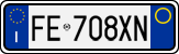 License plate of Italy, Cars (1994 year series)