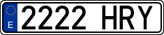 License plates of Spain, Ordinary (2000)