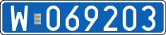 License plates of Poland, Diplomatic