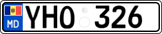 License plate of Moldova, Cars (2015)