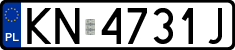License plates of Poland, Regular car plates