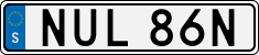 License plate of Sweden, Regular plates