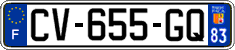 French license plate, SIV (ordinary)