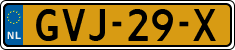 License plate of the Netherlands, Cars