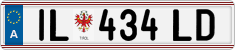 License plate of Austria, Regular plates