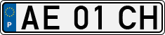 License plate of Portugal, Regular plates