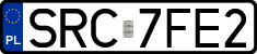 License plates of Poland, Regular car plates
