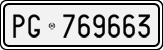 License plate of Italy, Cars (1927 year series)