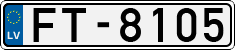 License plate of Latvia, Regular car plates