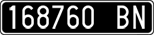 License plate of Italy, Cars (1927 year series)