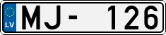 License plate of Latvia, Regular car plates