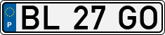 License plate of Portugal, Regular plates