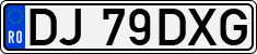 License plate of Romania, Regular plates