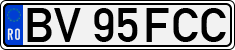 License plate of Romania, Regular plates