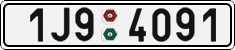 License plate of the Czech Republic, Cars (2001)