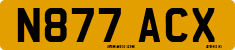 License plate of the United Kingdom, 1983 year system