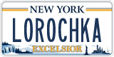 New York, Vanity Plates