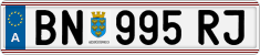 License plate of Austria, Regular plates