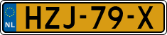 License plate of the Netherlands, Cars