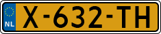 License plate of the Netherlands, Cars