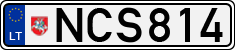 License plate of Lithuania, Cars