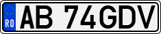 License plate of Romania, Regular plates