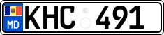License plate of Moldova, Cars (2015)