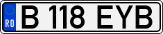 License plate of Romania, Regular plates