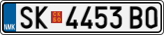License plate of North Macedonia, Regular plates (2012)